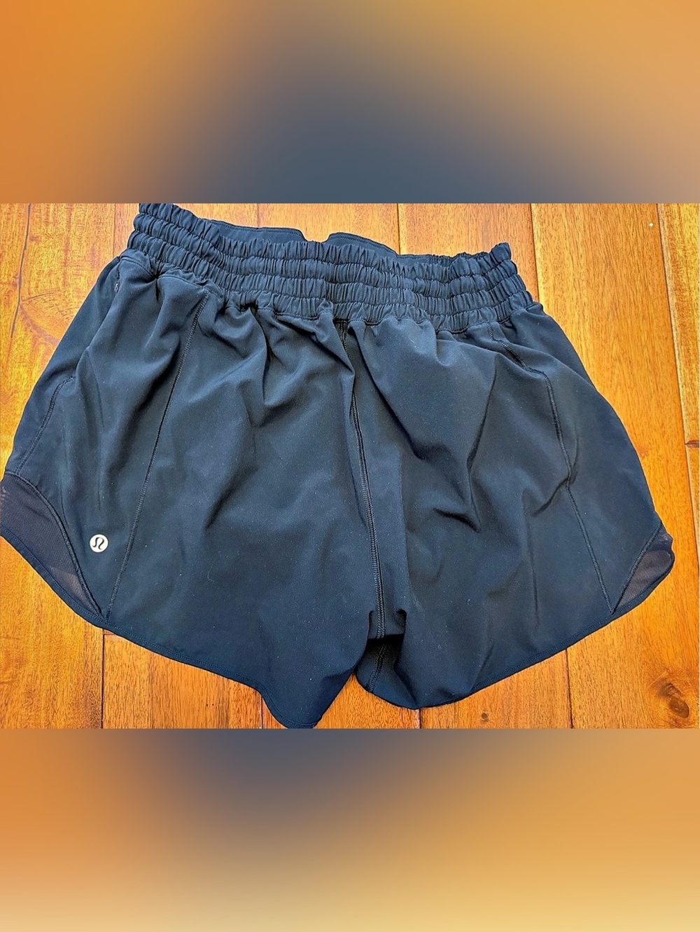 Lululemon Hotty Hot Lined Short 4" navy Athletic Shorts size 10